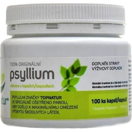 Топнатур PSYLLIUM клетчатка 1×100 cps, пищевая добавка: цены и характеристики