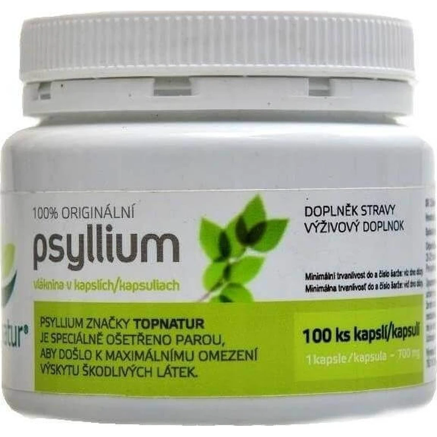 Топнатур PSYLLIUM клетчатка 1×100 cps, пищевая добавка: цены и характеристики