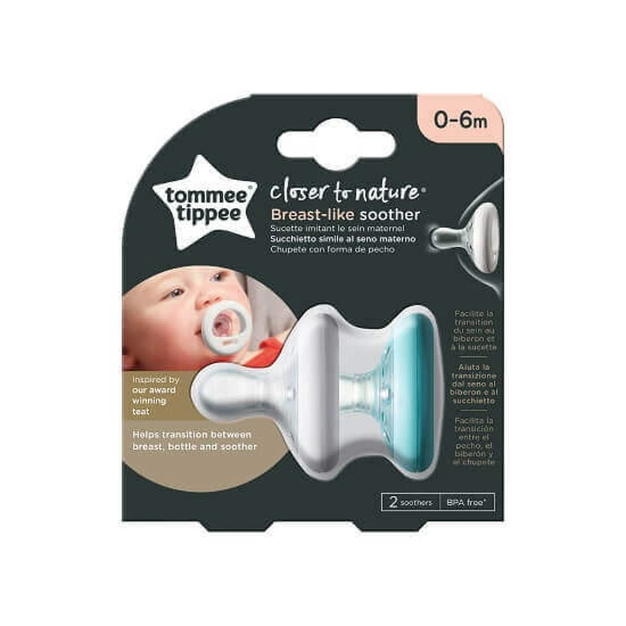 Ближче до природи 0-6 місяців, 2 шт, Tommee Tippee: ціни та характеристики