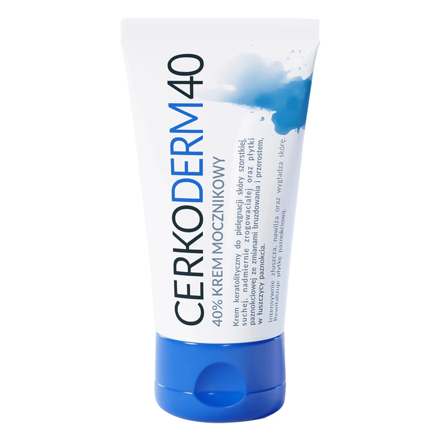 Cerkoderm 40, 40% крем з сечовиною, суха, мозоляста шкіра, 50 мл: ціни та характеристики