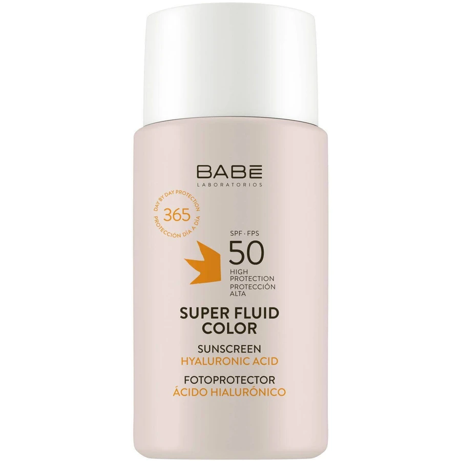 Babé SUPER FLUID COLOR SPF50 тонирующий флюид для лица для всех типов кожи 50 мл: цены и характеристики