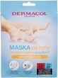 Dermacol Отшелушивающая маска для ног в помпах 1×1 шт.