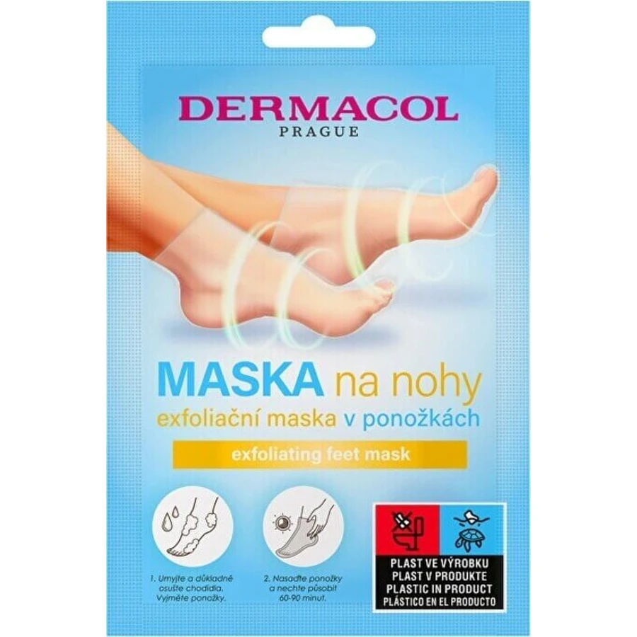 Dermacol Отшелушивающая маска для ног в помпах 1×1 шт.: цены и характеристики