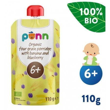 Salvest Põnn BIO Банан с уриедкой и хлопьями волчьей ягоды 110 г: цены и характеристики