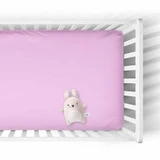Эластичная трикотажная простыня, 120x60 см, сиреневая, Tuxi Brands