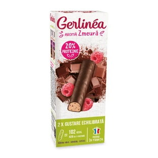 Шоколадні батончики з малиною, 62 г, Gerlinea