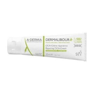 A-Derma Dermalibour Крем проти подразнень + Cica, 50 мл