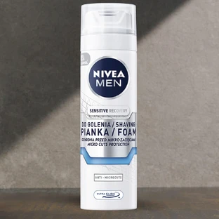 Nivea Men Sensitive Recovery Regenerative Shaving Foam, 200 мл