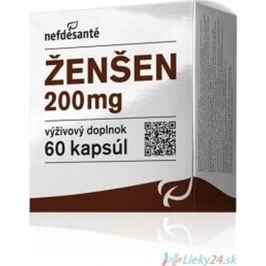 nefdesanté ŽENŠEN 200 мг 6×10 капсул, дієтична добавка: ціни та характеристики