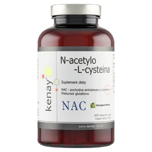 Kenay NAC N-ацетил-L-цистеин, 300 растительных капсул