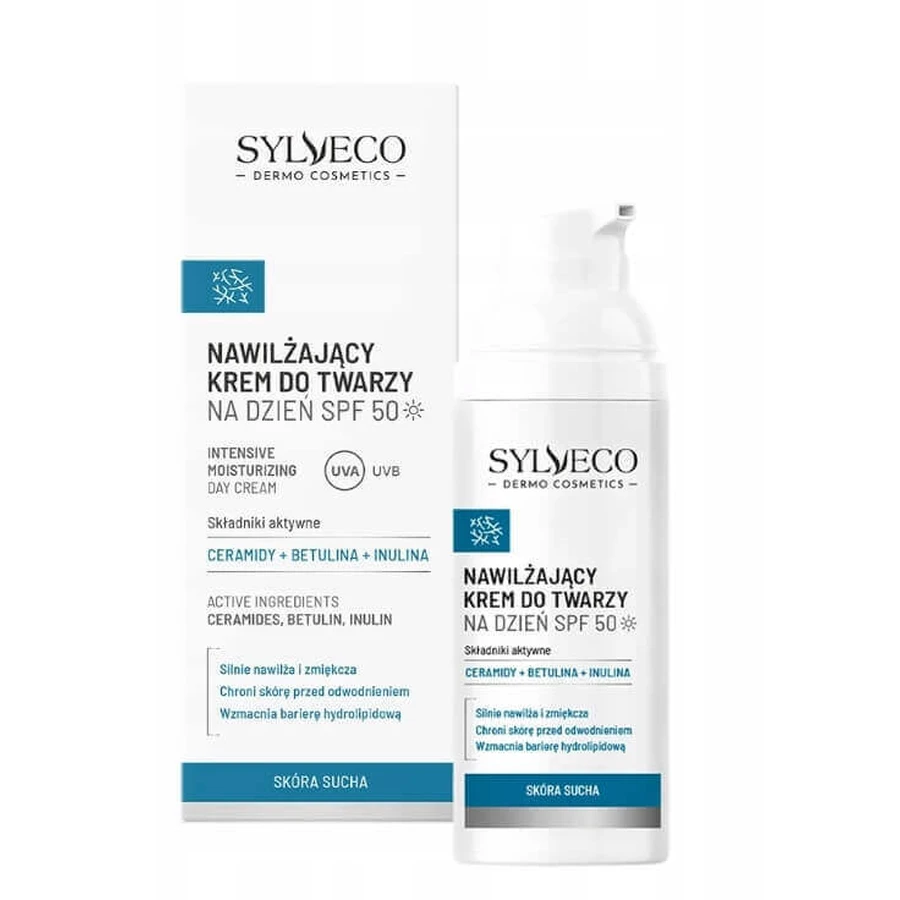 Sylveco Dermo Skin Dry Day Увлажняющий дневной крем для лица SPF 50, 50 мл: цены и характеристики