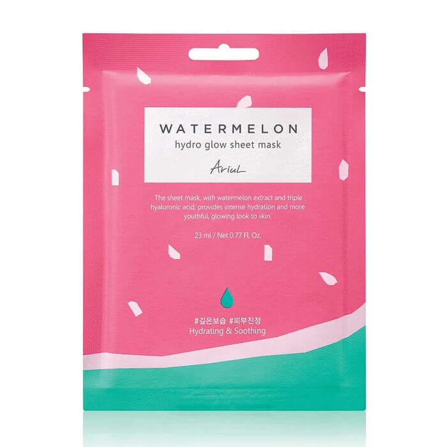 Кавунова маска для обличчя Watermelon Hydra Glow Watermelon Hydra Glow, 55 мл, Ariul: ціни та характеристики