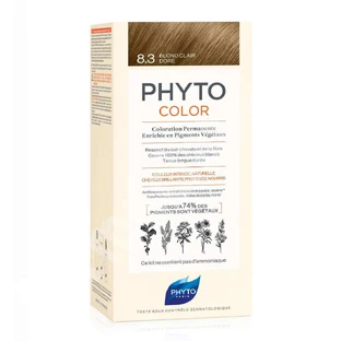 Перманентная краска для волос Phytocolor, Светло-золотистый блондин 8.3, 50 мл, Phyto