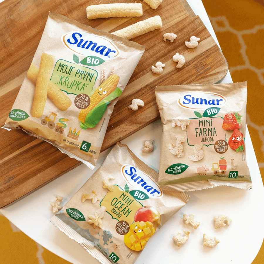 Sunar BIO baby crisps mini farm strawberry 10m+, 18 г: цены и характеристики