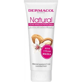 Dermacol NATURAL Поживна мигдальна маска для обличчя 1×100 мл, маска для обличчя