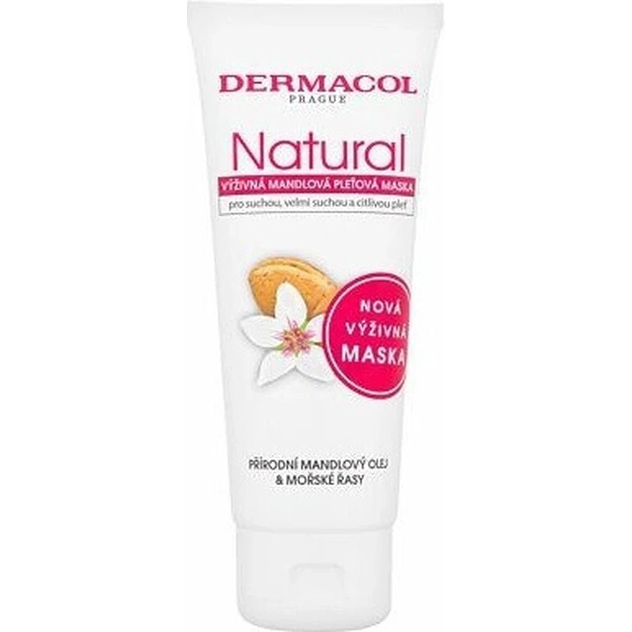 Dermacol NATURAL Поживна мигдальна маска для обличчя 1×100 мл, маска для обличчя: ціни та характеристики