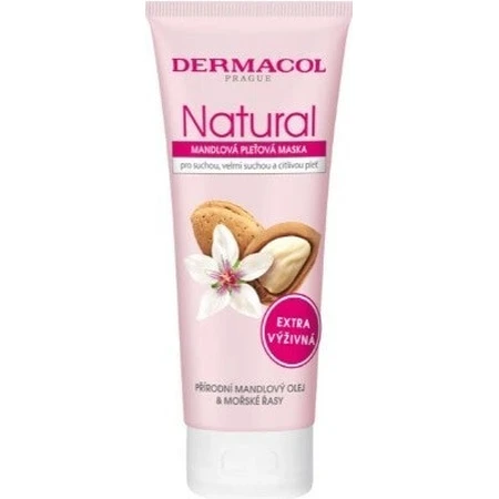 Dermacol NATURAL Поживна мигдальна маска для обличчя 1×100 мл, маска для обличчя: ціни та характеристики