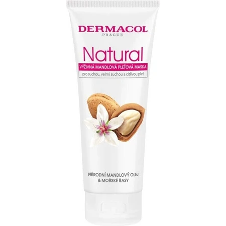 Dermacol NATURAL Поживна мигдальна маска для обличчя 1×100 мл, маска для обличчя: ціни та характеристики