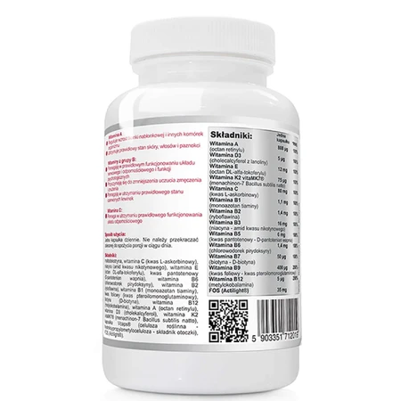 Полівітамінний комплекс для жінок K2vitaMK7, 120 капсул: ціни та характеристики