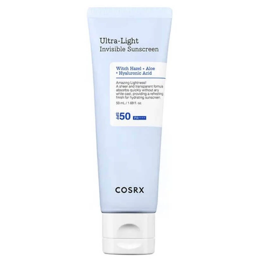Солнцезащитный крем с SPF 50 PA++++ Ultra-Light Invisible Sunscreen, 50 мл, Cosrx: цены и характеристики