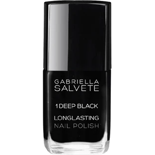 Gabriella Salvete Стійкий лак для нігтів з високим блиском 01 Deep Black 11 мл