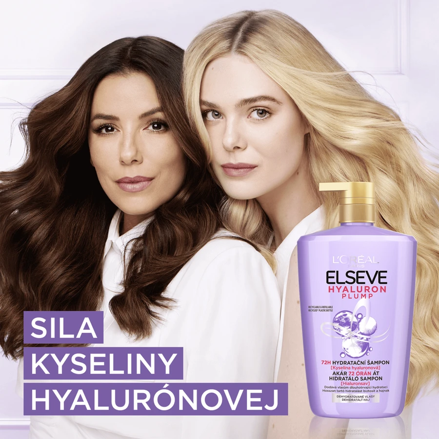 L'Oréal Paris Elseve Hyaluron Plump 72H зволожуючий шампунь з гіалуроновою кислотою, 1000 мл: ціни та характеристики