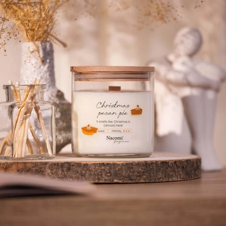 Nacomi Fragrances, соєвий вінок, ароматизатор, різдвяний горіховий пиріг, 450 г: ціни та характеристики