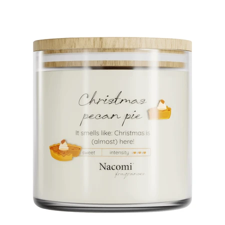 Nacomi Fragrances, соєвий вінок, ароматизатор, різдвяний горіховий пиріг, 450 г: ціни та характеристики