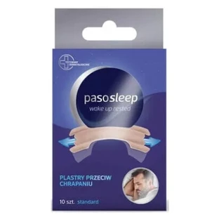 Пластырь против храпа Pasosleep Wake Up Rested, стандартный размер, 10 штук - Долгосрочный!