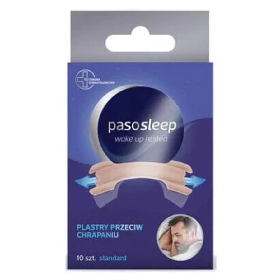 Пластырь против храпа Pasosleep Wake Up Rested, стандартный размер, 10 штук - Долгосрочный!: цены и характеристики