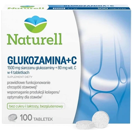 Глюкозамин + C Naturell Glucosamine + C, 100 таблеток: цены и характеристики