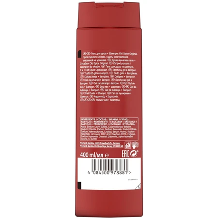 Old Spice Original гель для душу зі свіжим пряним ароматом 400 мл: ціни та характеристики