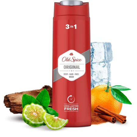 Old Spice Original гель для душу зі свіжим пряним ароматом 400 мл: ціни та характеристики