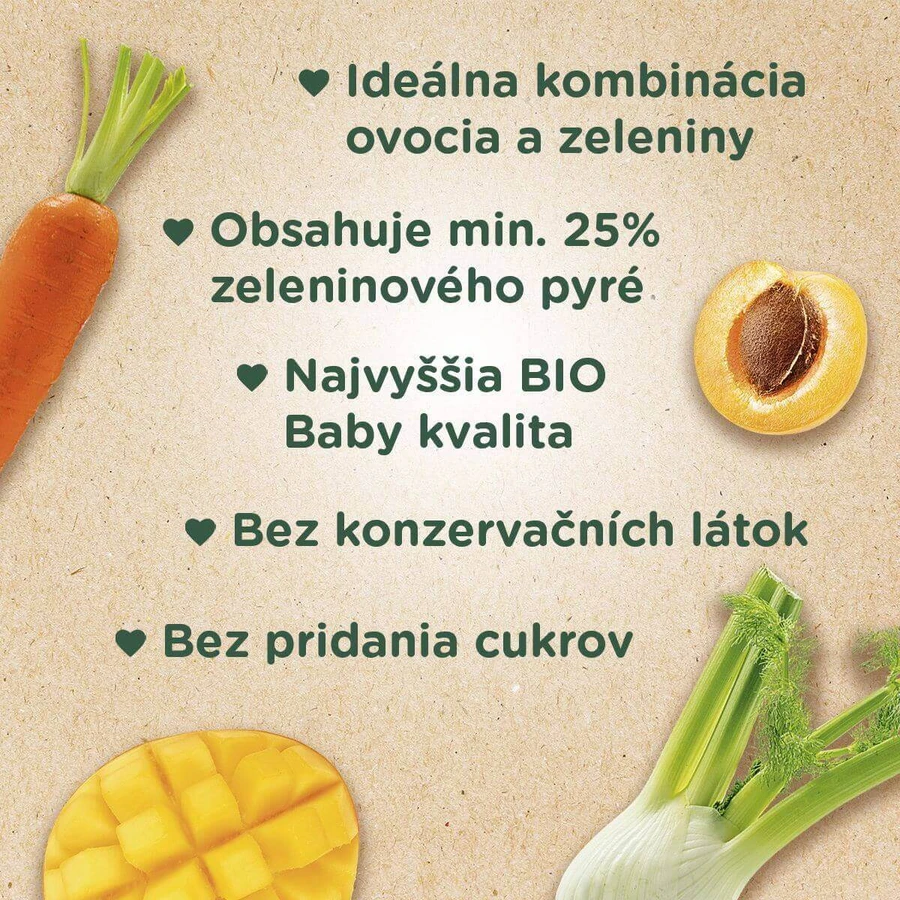 Sunar Organic фруктовая капсула Микс манго, моркови, маруа и фенхеля 100 г: цены и характеристики