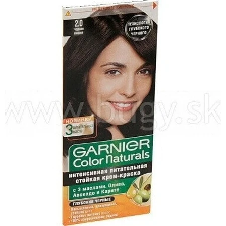 Garnier Color Naturals перманентный цвет волос 2.0 Натуральный черный 1×1 штука, цвет волос: цены и характеристики