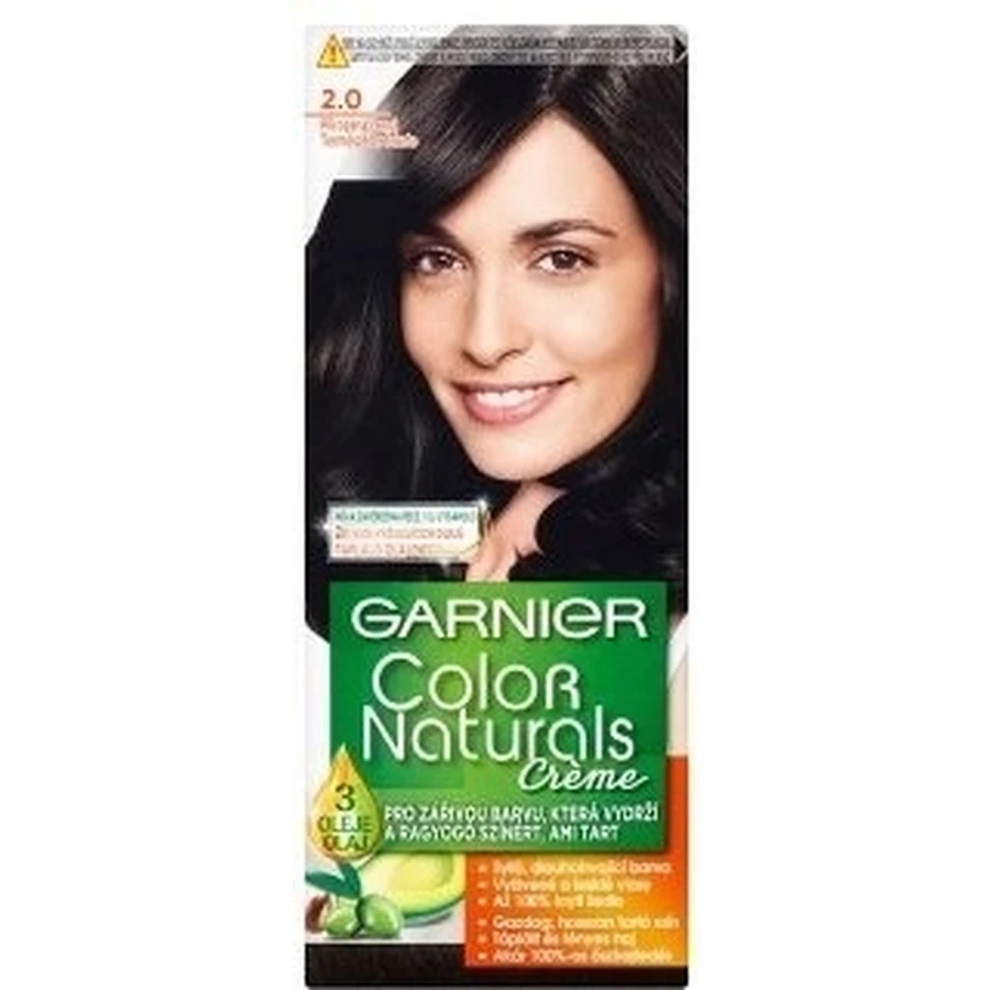Garnier Color Naturals перманентный цвет волос 2.0 Натуральный черный 1×1 штука, цвет волос: цены и характеристики