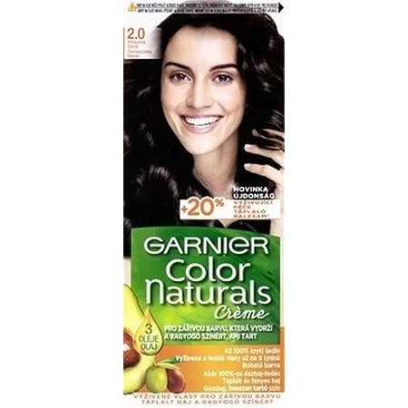 Garnier Color Naturals перманентный цвет волос 2.0 Натуральный черный 1×1 штука, цвет волос: цены и характеристики