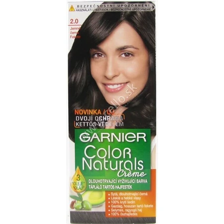 Garnier Color Naturals перманентный цвет волос 2.0 Натуральный черный 1×1 штука, цвет волос: цены и характеристики