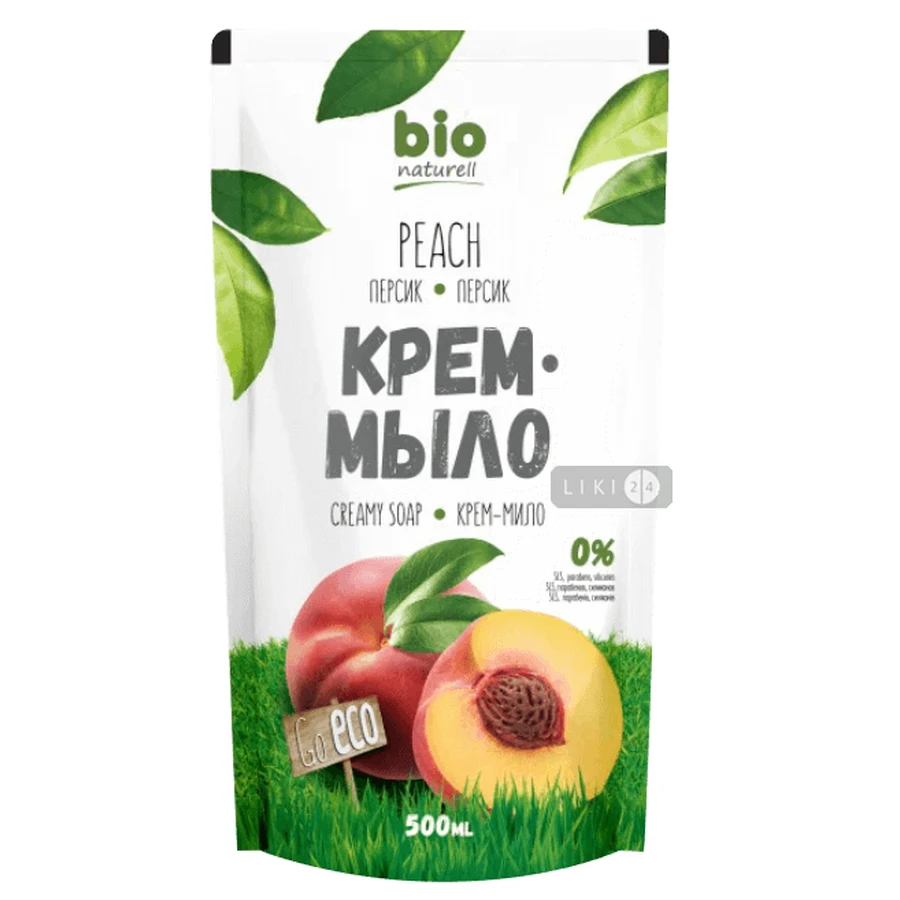 Крем-мило Bio Naturell Персик, 500 мл: ціни та характеристики