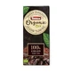 Органічний чорний шоколад зі 100% какао, 100 г, Torras