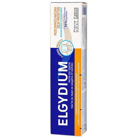 Elgydium, зубна паста з комплексом фторинолу Protect +, 75 мл: ціни та характеристики