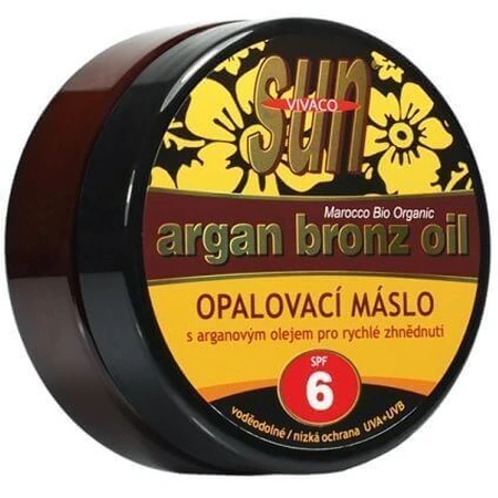 Vivaco Масло для загара с аргановым маслом для быстрого подрумянивания SPF6 200 мл: цены и характеристики