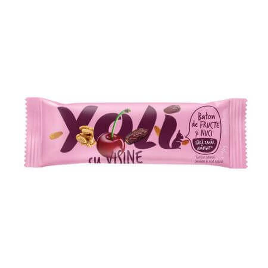 Фруктовий батончик з вишнею без цукру, 30 г, Yoli: ціни та характеристики