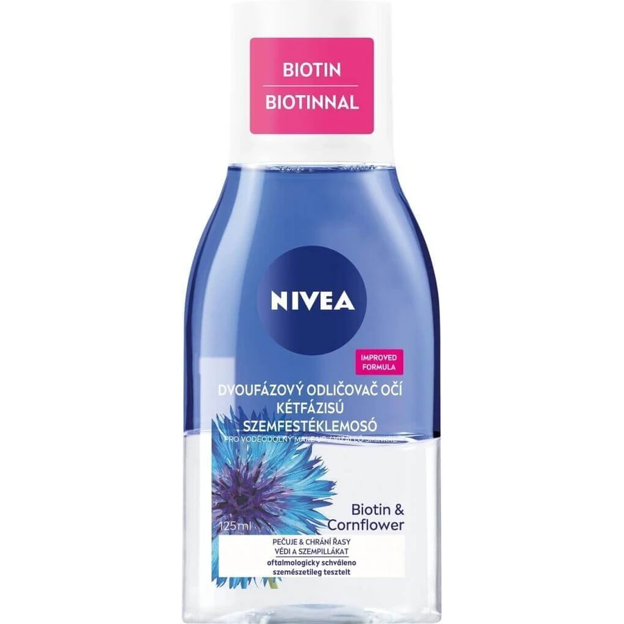 NIVEA Двоступенева рідина для зняття макіяжу з очей Волошка 1×125 мл, засіб для зняття макіяжу з очей: ціни та характеристики