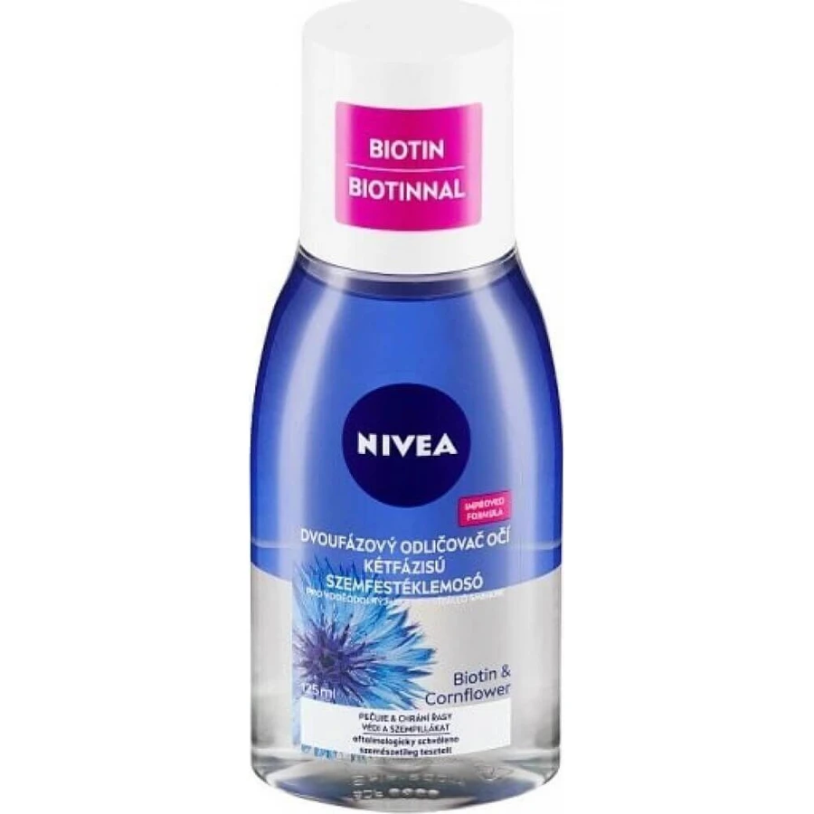 NIVEA Двоступенева рідина для зняття макіяжу з очей Волошка 1×125 мл, засіб для зняття макіяжу з очей: ціни та характеристики