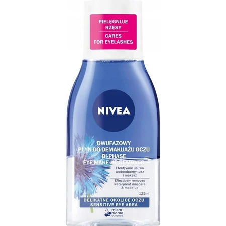 NIVEA Двоступенева рідина для зняття макіяжу з очей Волошка 1×125 мл, засіб для зняття макіяжу з очей: ціни та характеристики