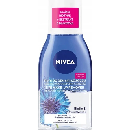 NIVEA Двоступенева рідина для зняття макіяжу з очей Волошка 1×125 мл, засіб для зняття макіяжу з очей: ціни та характеристики