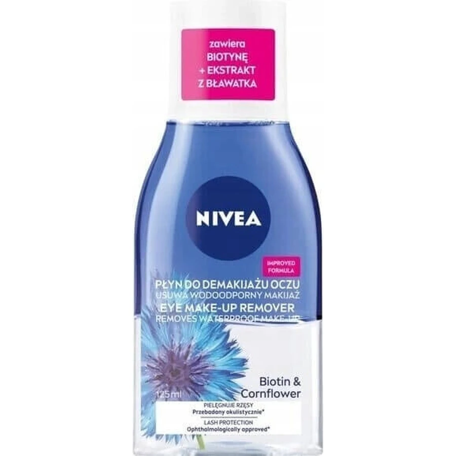 NIVEA Двоступенева рідина для зняття макіяжу з очей Волошка 1×125 мл, засіб для зняття макіяжу з очей: ціни та характеристики