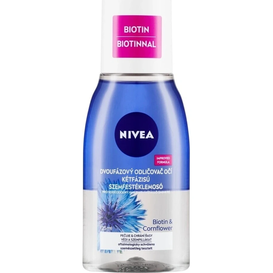 NIVEA Двоступенева рідина для зняття макіяжу з очей Волошка 1×125 мл, засіб для зняття макіяжу з очей: ціни та характеристики