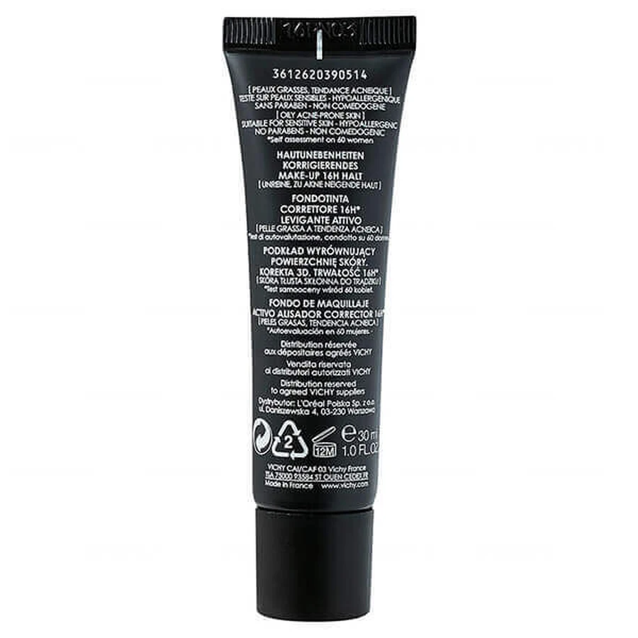 Vichy Dermablend 3D Corrective Fluid No. 25 Nude 30ml: цены и характеристики
